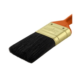 Кисть плоская ВАРЯГ 31222 черная щетина 35 мм