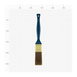 Кисть плоская ВАРЯГ 31242 Orel Dupont 35 мм