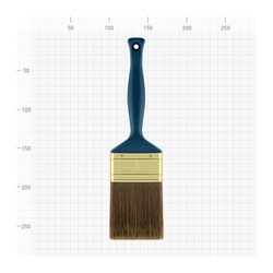 Кисть плоская ВАРЯГ 31244 Orel Dupont 70 мм