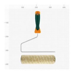 Валик Варяг 32822 полиамид с бюгелем, ворс 11 мм, 250 мм