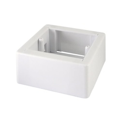 Коробка установочная о/у 88х88х44 мм, подъемная, универсальная, белая IP20