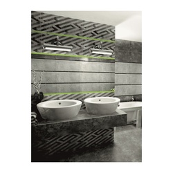 Плитка настенная Керамин Нью-Йорк 1С, светло-серая, 600х300х8,5 мм