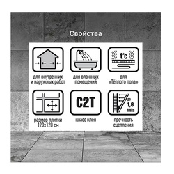Клей для плитки Unis Гранит (25 кг)