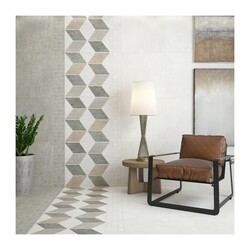 Керамогранит Керамин Темпо 7, матовый, белый, 600х600х9 мм