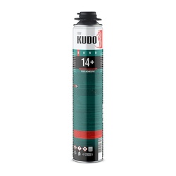 Клей-пена полиуретановый монтажный Kudo Pur Adhesive Proff 14+, всесезонный (1 л)
