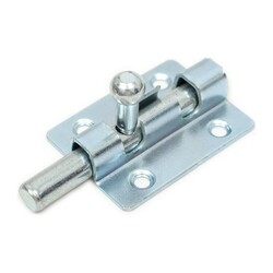 Задвижка дверная (шпингалет) ЗТ-4, L=57 мм, цинк