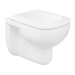 Унитаз подвесной Gesso Вега, безободковый, 507х355х377 мм