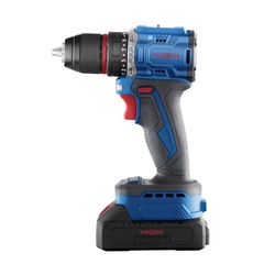 Дрель-шуруповерт Trigger 20121, бесщеточная, 2 аккумулятора Li-ion (2Ач), 18V, 13 мм, 58 Нм, кейс