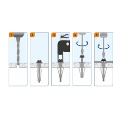 Анкер SORMAT MOLA 5/13 для тонких листов, металл (50 шт)