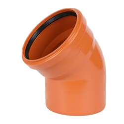 Отвод наружный Sinikon, d=160 мм, 45 градусов