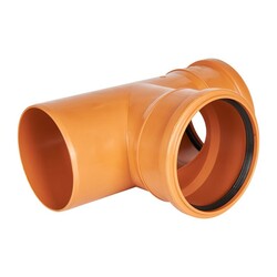 Тройник наружный Sinikon, d=110х110 мм, 87 градусов