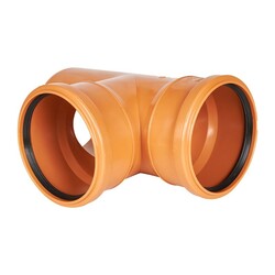 Тройник наружный Sinikon, d=110х110 мм, 87 градусов