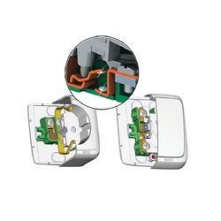 Розетка о/у Alfa РА16-153-01, 2 гнезда, с/з, слоновая кость