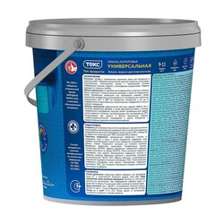 Эмаль универсальная Текс акриловая глянцевая А (0,9 л)