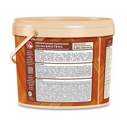 Эко-Лак водоразбавляемый паркетный Текс Биотекс, глянцевый (2 л)