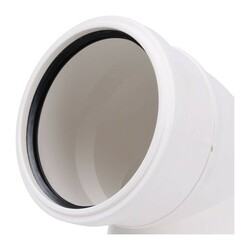 Отвод внутренний шумопоглощающий Sinikon d=110 мм, 87 градусов