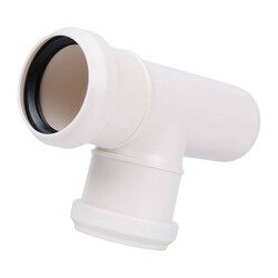 Тройник внутренний шумопоглощающий d=50х50мм, 87 градусов