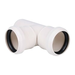 Тройник внутренний шумопоглощающий d=50х50мм, 87 градусов