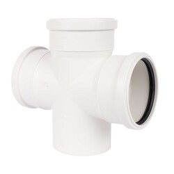 Крестовина шумопоглощающая Sinikon d=110х110х110 мм, 87 градусов