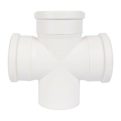 Крестовина шумопоглощающая Sinikon d=110х110х110 мм, 87 градусов