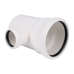 Тройник внутренний шумопоглощающий d=110х50 мм, 87 градусов