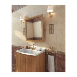 Бордюр Axima Альпы С, коричневый, 200х33х7 мм