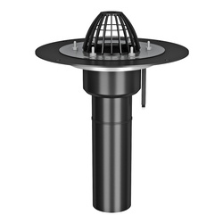 Воронка кровельная ПК Технониколь d=110 с обжимная фланцем и электрообогревом