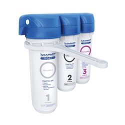 Система очистки воды Барьер Профи, 3-х ступенчатая, с отд.краном