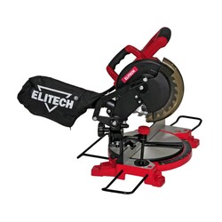 Пила торцовочная сетевая Elitech ПТ 1221, 1,2кВт, d=210 мм, ширина/глубина пропила=120/60 мм