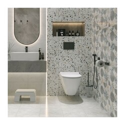 Плитка напольная Axima Сан-Ремо, серия Люкс, светло-серая, 327х327х8 мм