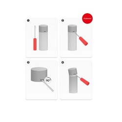 Эмаль акриловая Kudo KU-A9005 чёрная высокоглянцевая (0,52 л)