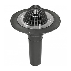 Воронка кровельная ПК Технониколь d=110 с обжимная фланцем и электрообогревом