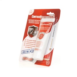 Анаэробный клей-герметик Сантехмастергель до 3", красный, 60гр