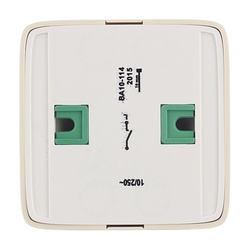 Выключатель о/у Alfa ВА10-114-01, 1 клавиша, с/инд, слоновая кость