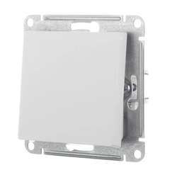 Переключатель с/у Atlasdesign Aqua ATN440161, 1 клавиша, б/инд, IP44, белый
