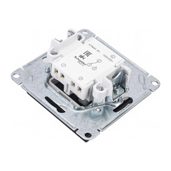 Переключатель с/у Atlasdesign Aqua ATN441061, 1 клавиша, б/инд, IP44, карбон