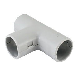 Тройник соединительный d=20 мм, IP40, серая (уп. 10 шт.)