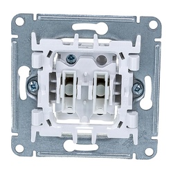 Выключатель с/у Atlasdesign ATN000251, 2 клавиши, б/инд, бежевый