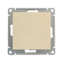 Переключатель с/у Atlasdesign ATN000261, 1 клавиша, б/инд, бежевый