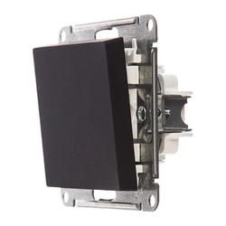 Переключатель с/у Atlasdesign ATN001061, 1 клавиша, б/инд, карбон