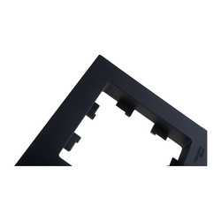 Рамка 3-х постовая AtlasDesign ATN001003, универсальная, карбон