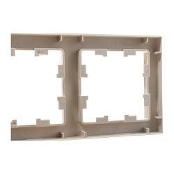Рамка AtlasDesign ATN000204, 4-х постовая, универсальная, бежевая