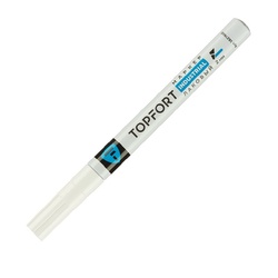 Маркер лаковый Topfort Industrial белый 2 мм