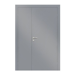 Полотно дверное ответка Olovi, глухое, серое RAL7040, с/п, с/ф (М3 345х2050 мм)