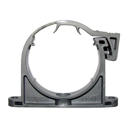 Хомут с верхней защелкой для канализационных труб d=50 мм