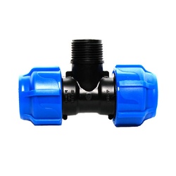 Тройник Spektr компрессионный, комбинированный PN16 НР 25х1/2"