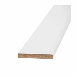 Наличник Olovi, 70х10х2200 мм, крашеный, белый