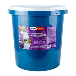 Краска моющаяся Pufas Decoself белая (40 кг)