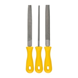 Набор напильников Biber 85307 Мастер, 250 мм (3 шт.)