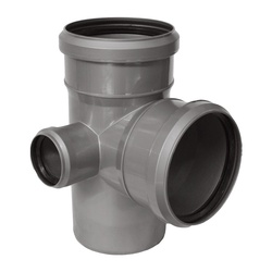 Крестовина внутренняя Sinikon d=110х50х110 мм 87 градусов 2-х пл. левый